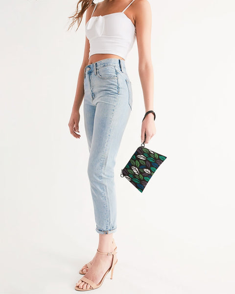 Dark Tropics Wristlet