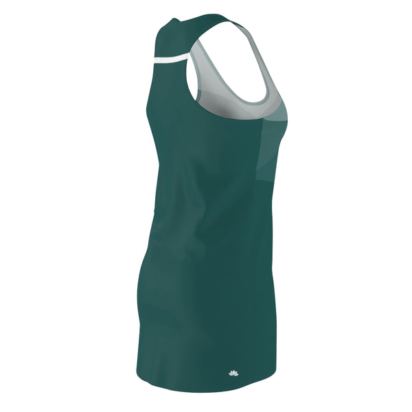 Geometric Green Color-blocked Sundress
