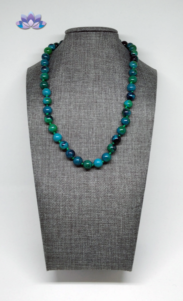 Azurite and Chrysocolla necklace