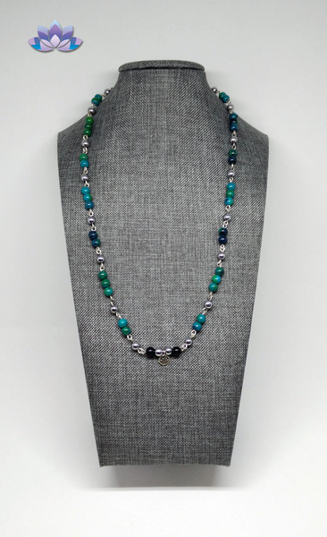 Azurite and Chrysocolla Necklace