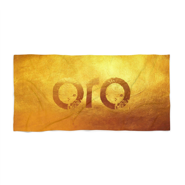 oro "gold" Beach Towel