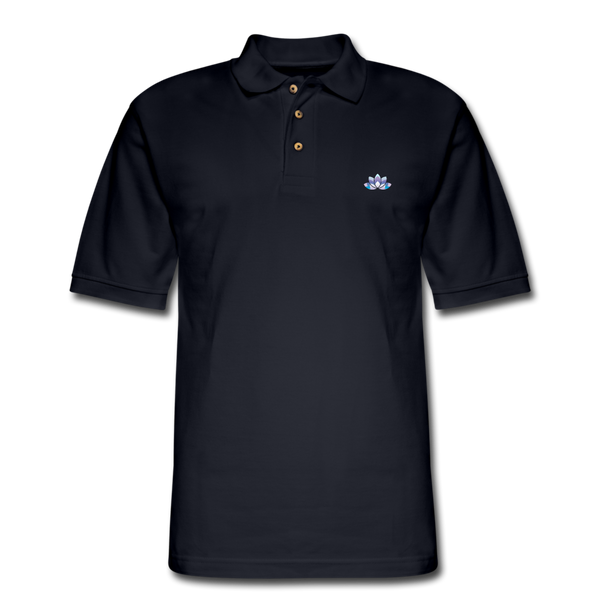 Men's Lotus Pique Polo Shirt - midnight navy